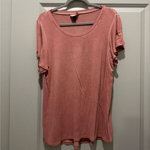 Rusty Pink Loose Fitting Blouse